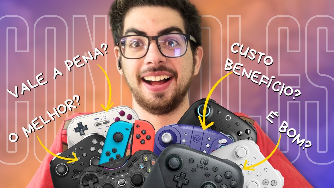 ENCONTREI os MELHORES CONTROLES para o Nintendo Switch!