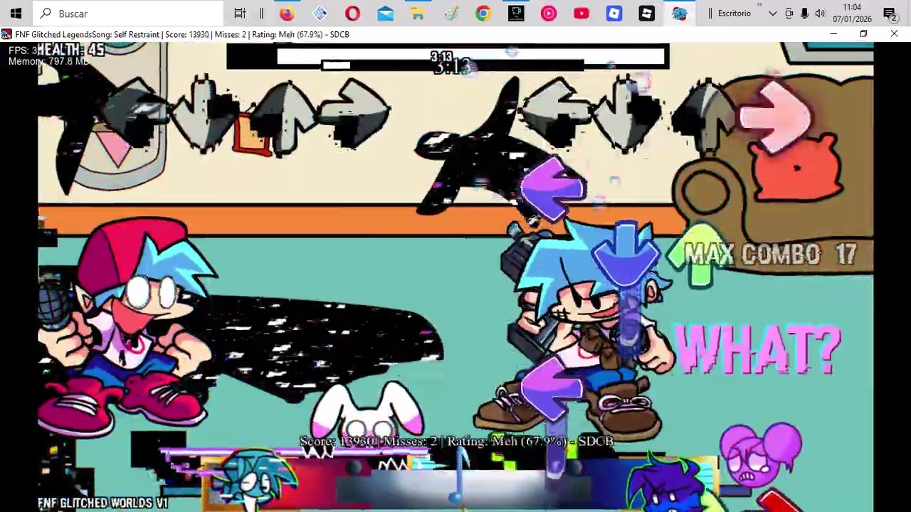 Juego al FNF Glitched Legends 2 parte 1