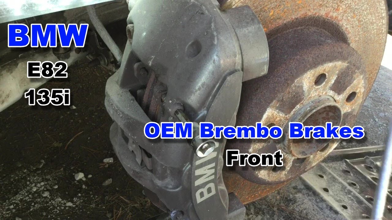 2008 BMW 135i E82 - Front OEM Brembo Brakes