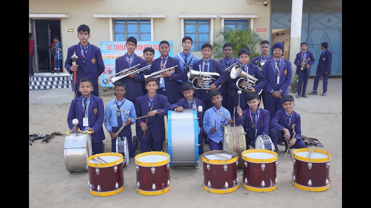 Annual day drum practice ST.Teresa's English High School warisaliganj #warisaliganjschool