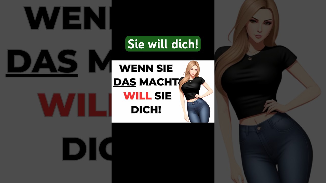 Sie will dich! #frauenkennenlernen #datingtipps #erfolgbeifrauen #freundinfinden #frauenverstehen