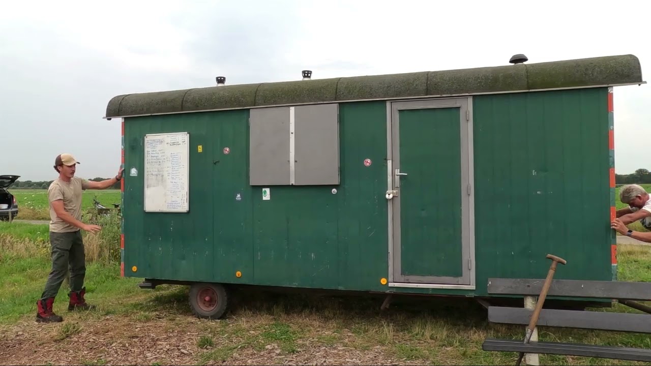 Opening telseizoen en plaatsen van de keet