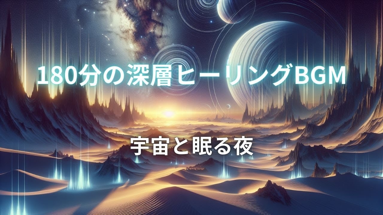 【3時間睡眠】宇宙と眠る夜｜180分の深層ヒーリングBGM