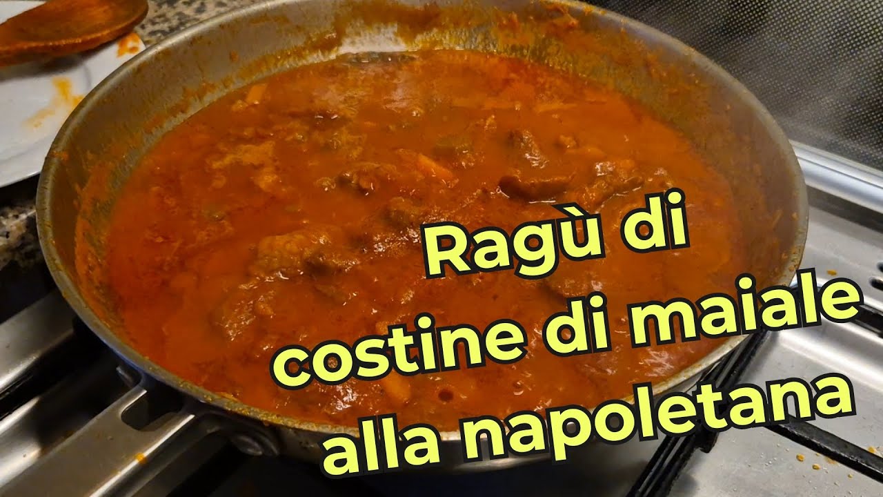 Proviamo a replicare il ragù di costine di maiale dello Chef Franco! Una delizia napoletana!
