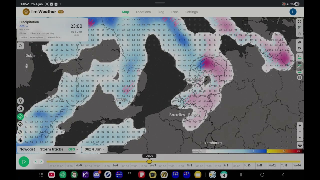 Er wordt wat Sneeuw verwacht bij de Modellen | Weer en Lyo Weerbericht