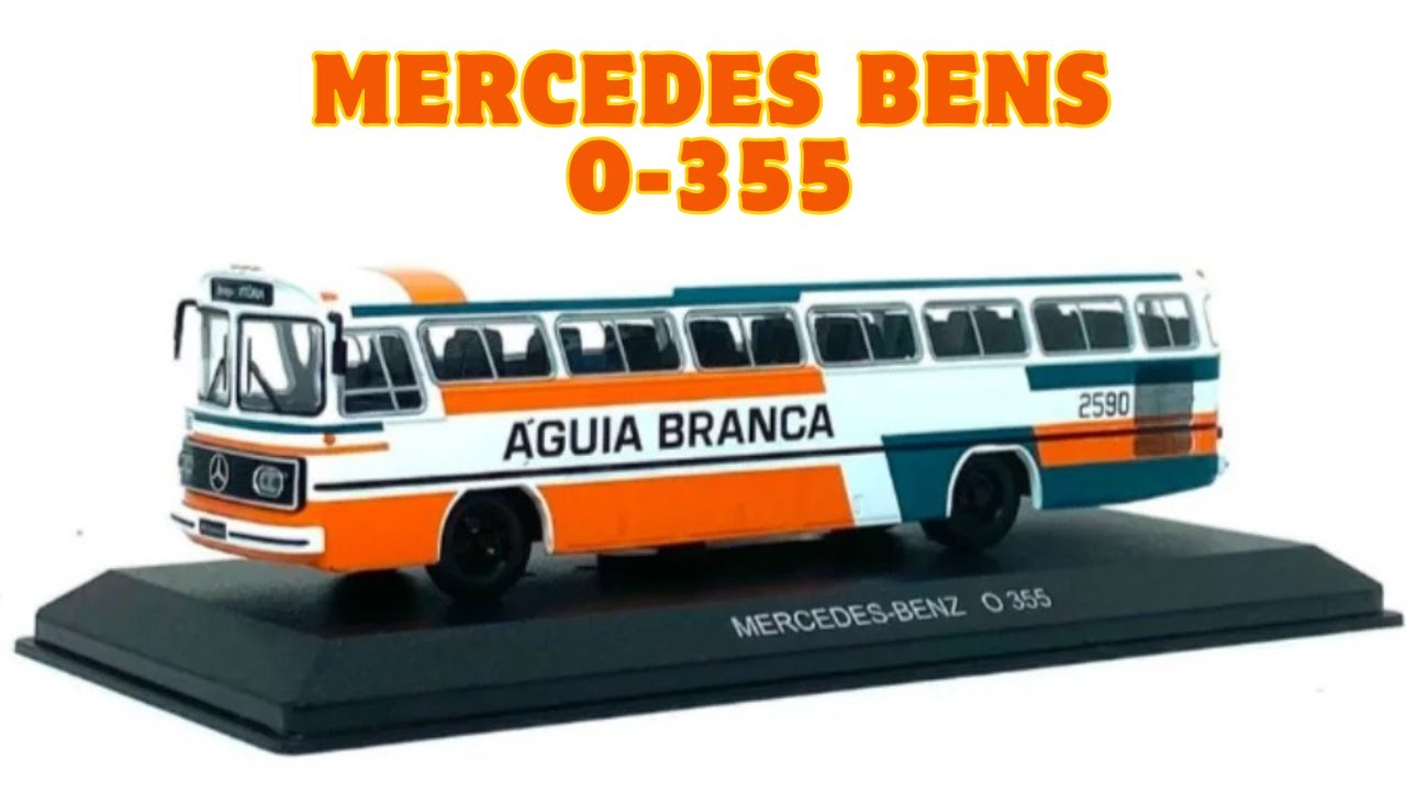 Mercedes-Bens O 355 Nostalgia dos anos 70 BR Classics #diecast #onibus #miniaturas 