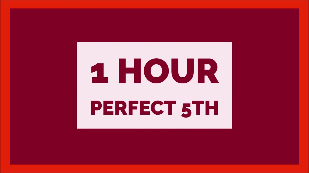 🎹 Relative Pitch EarTraining - 1 HOUR Perfect 5th