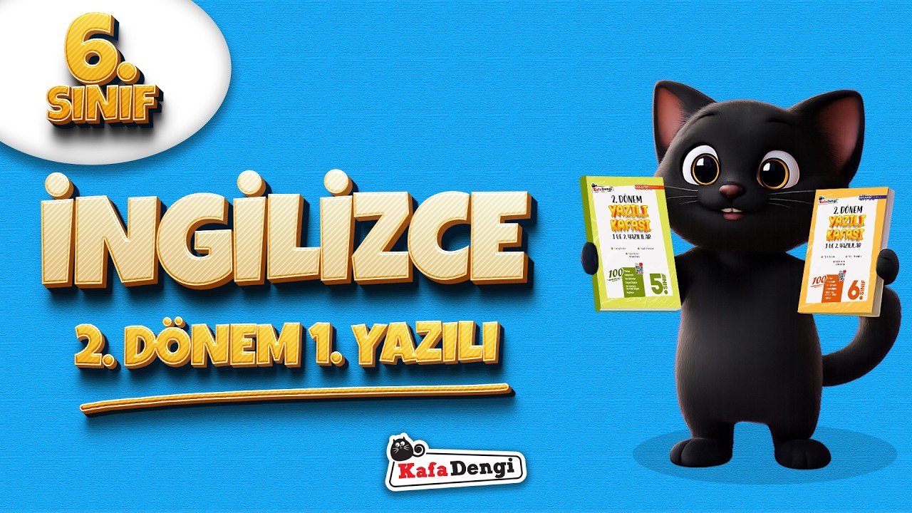 6. Sınıf İngilizce - 2. Dönem 1. Yazılı Kampı #2026
