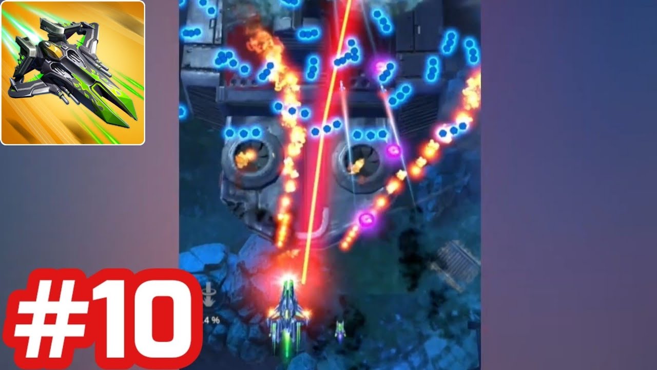 Wing Fighter - Gameplay Walkthrough - Part 10 Polar Base (iOS/Android)
