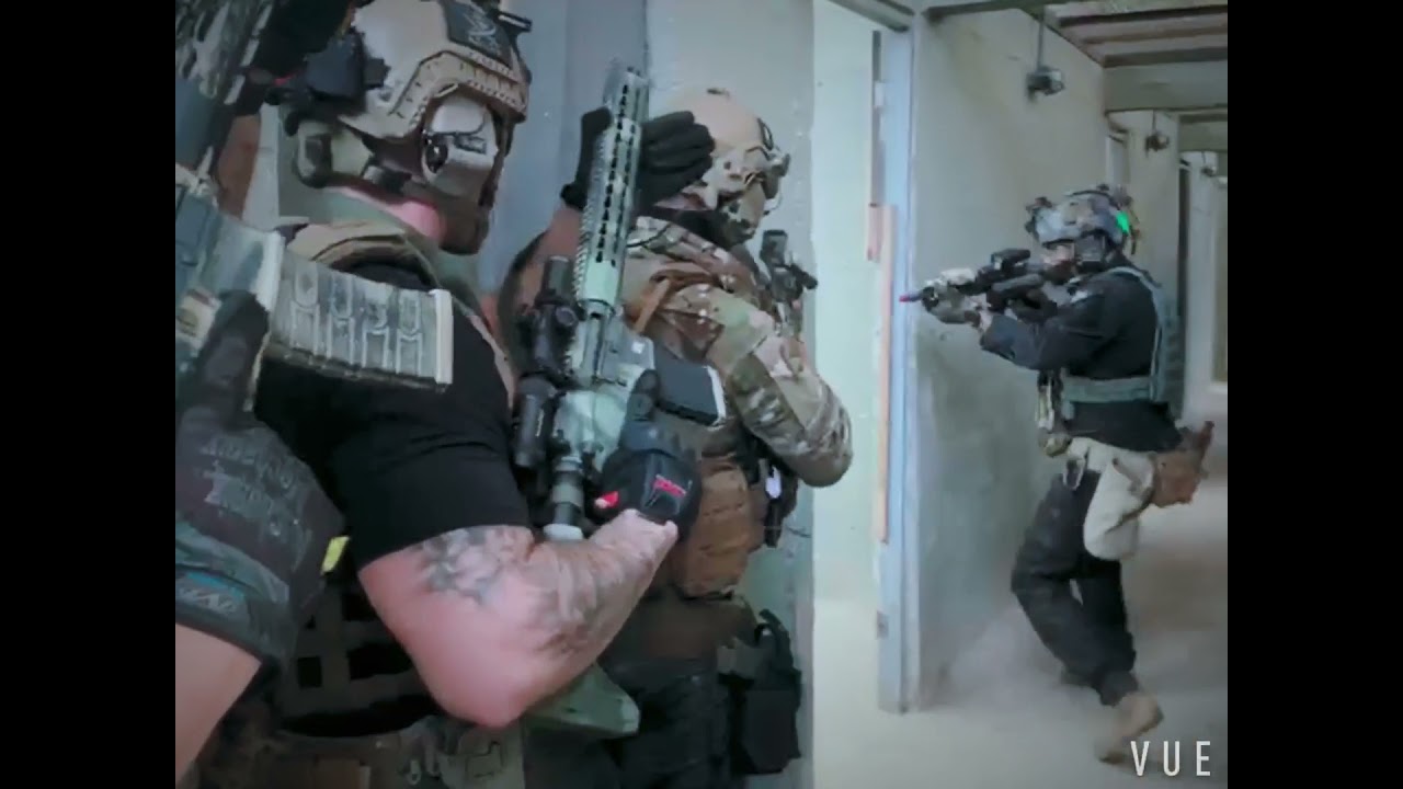 Treino no Bope de CQB dinâmico.
