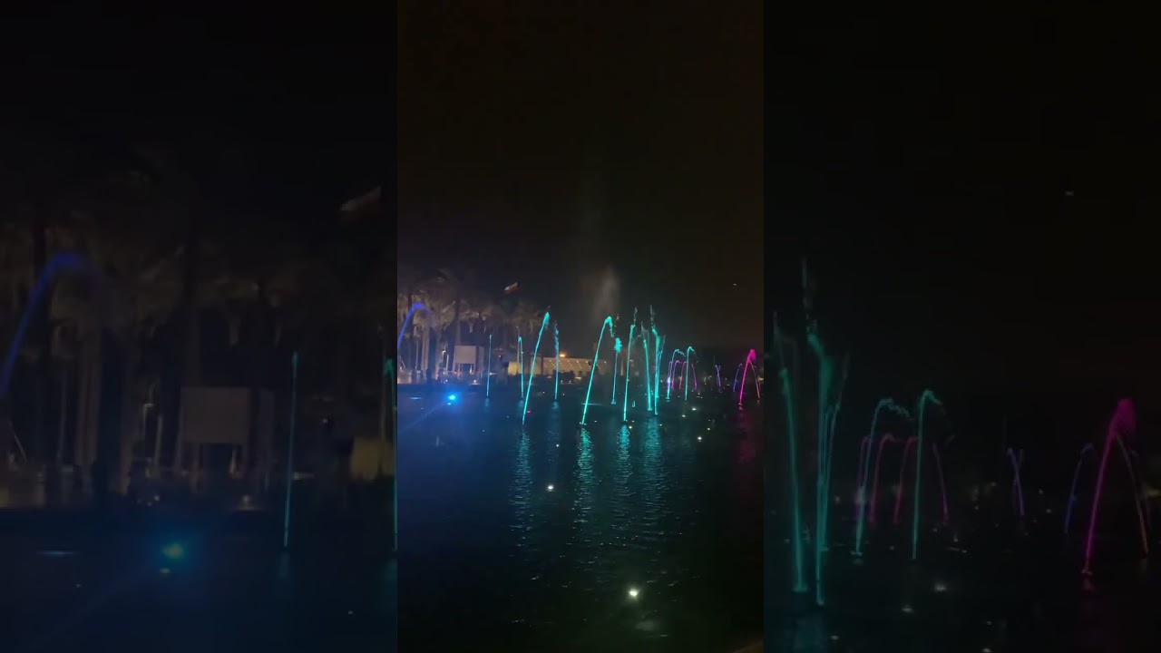 Happy weekend #kuwaitcity #viral #foryou #dubai #fountain #watercolor #mall #kuwait #q8  #familytime