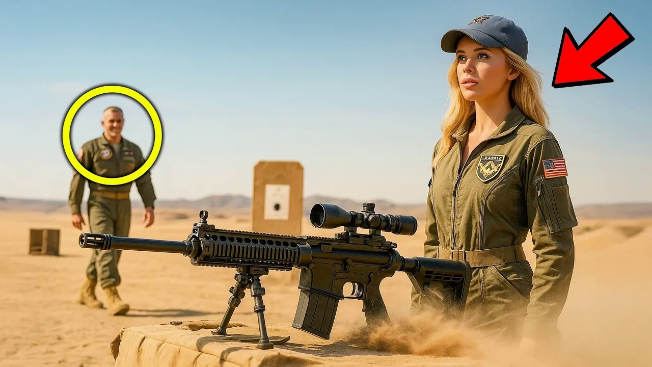 Der General ging an ihrem Barrett  50 vorbei dann staunte er über ihr 3 200 m Scharfschützenabze
