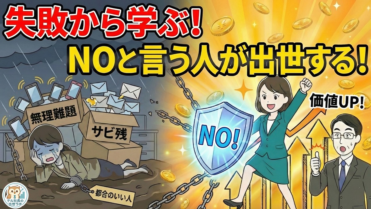 いい人ほど出世が止まる残酷な理由。断る勇気がない人は一生搾取される