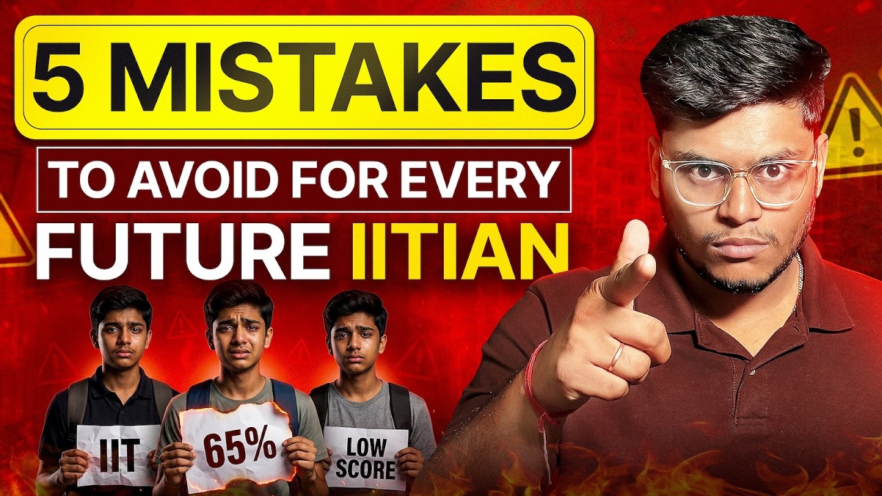 5 BRUTAL Mistakes That 99% Jee Aspirants IGNORE!