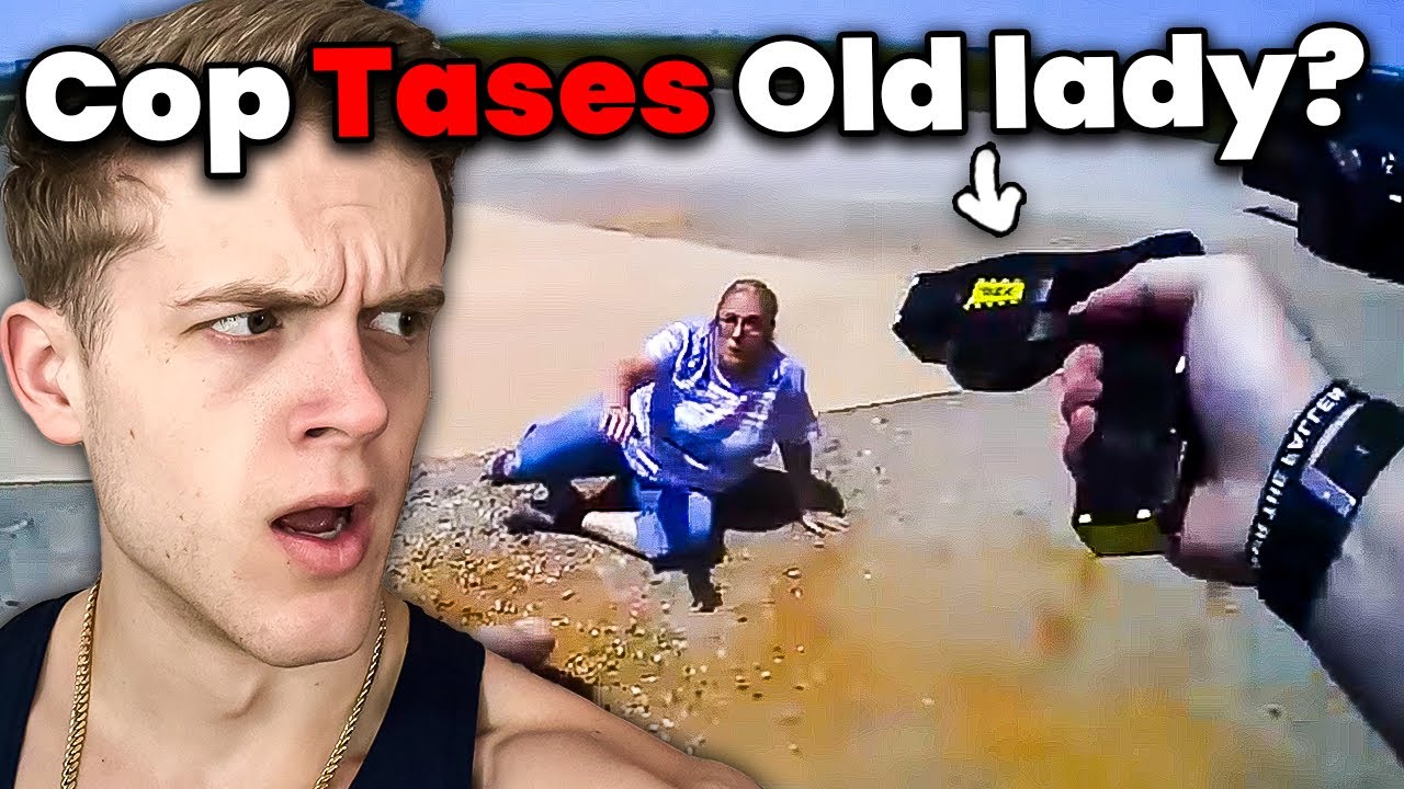 Old Woman Refuses Arrest&hellip; Gets Tased.