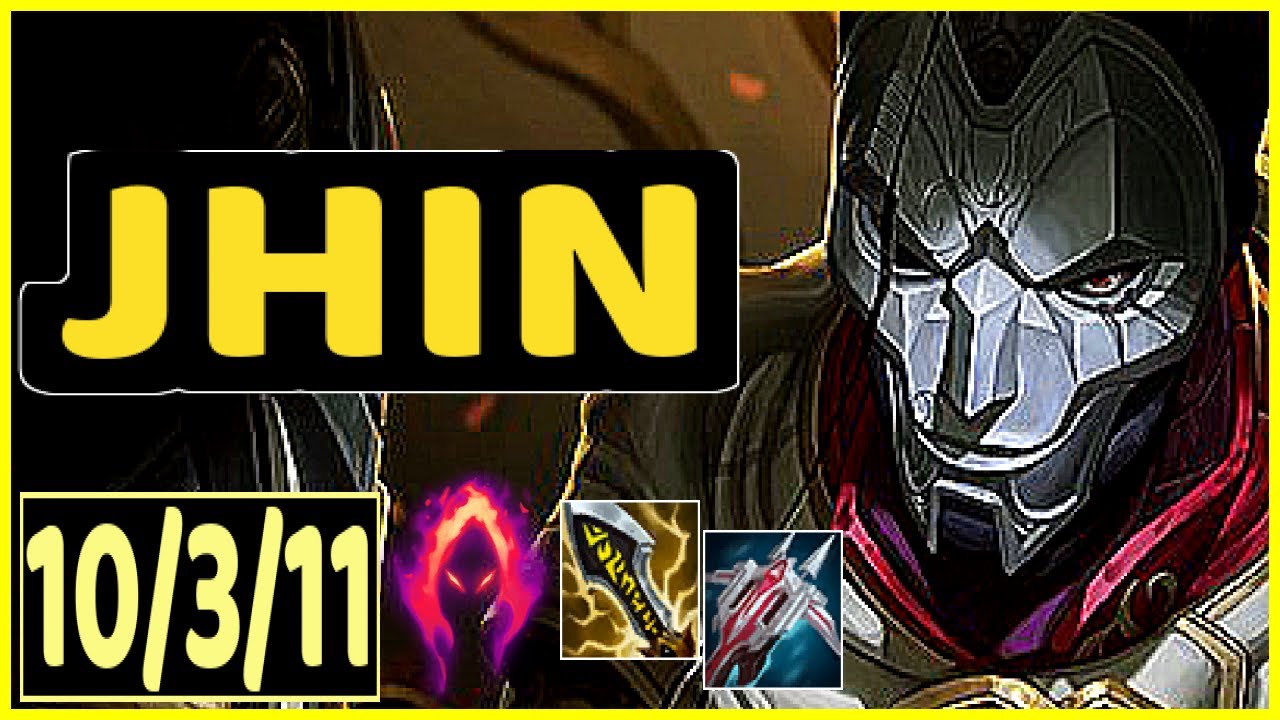 JHIN VS VEIGAR - 10/3/11 KDA ADC GAMEPLAY