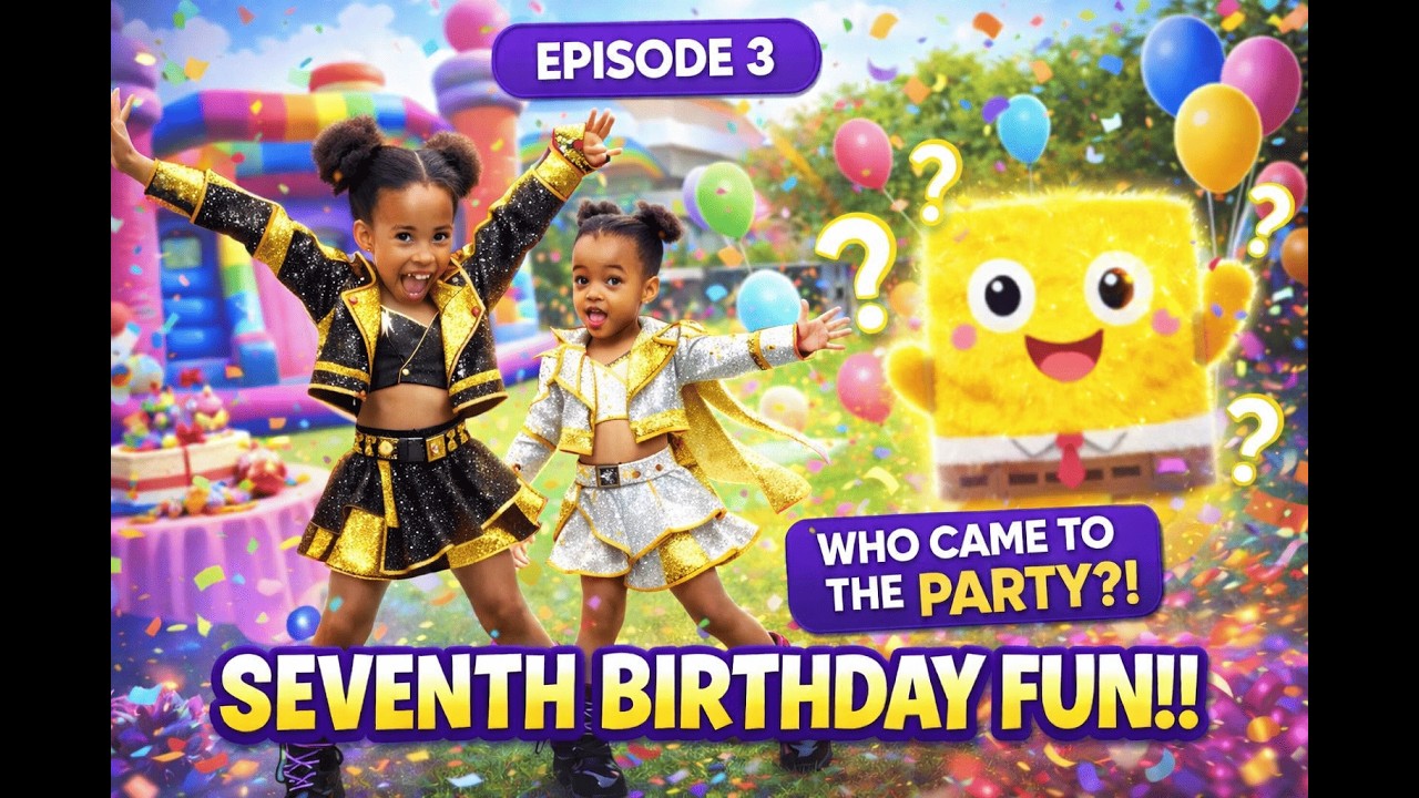 Aarya’s 7th Birthday Party! 🎂 Backyard Fun + Surprise Mascot | Family Vlog