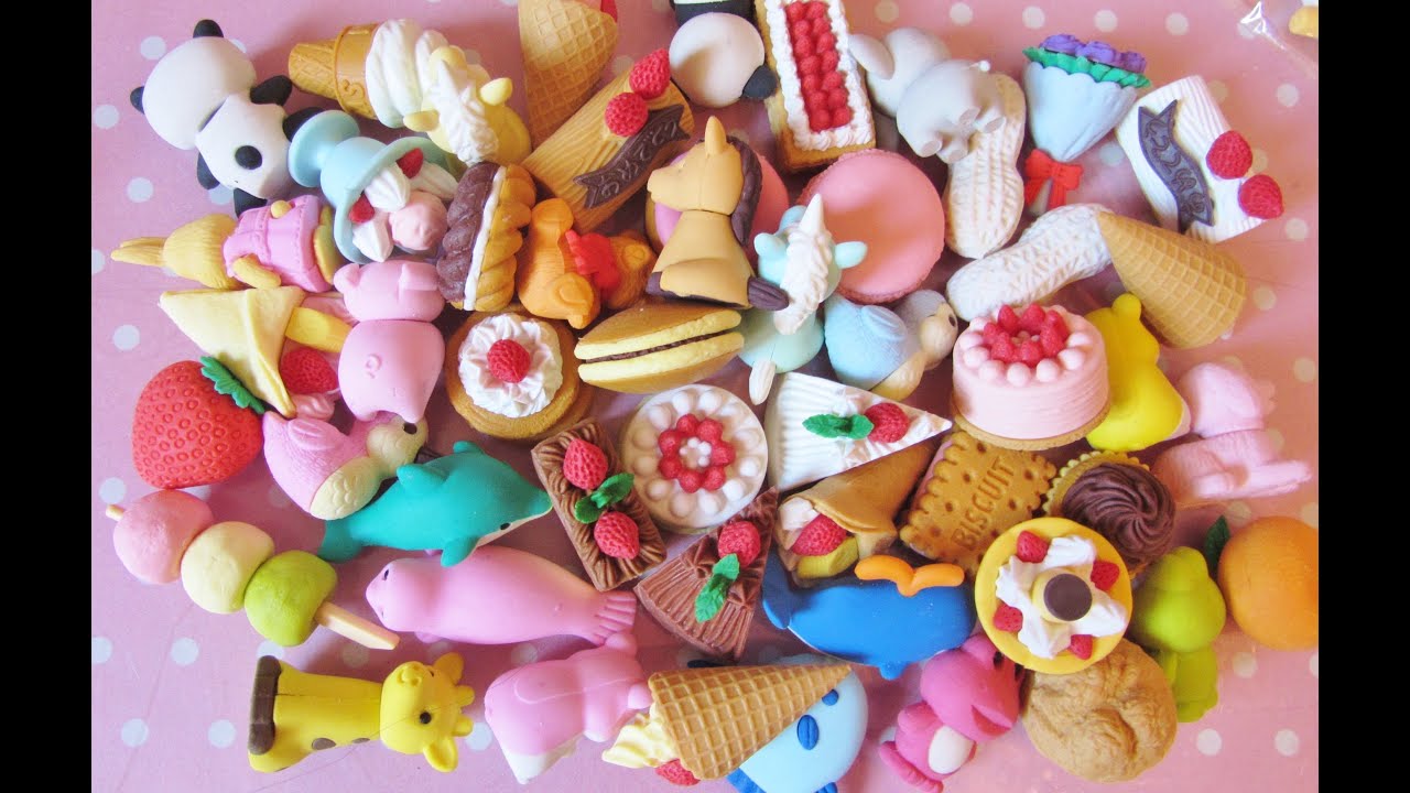 My Kawaii Erasers Collection &hearts; Collezione di Gommine Kawaii