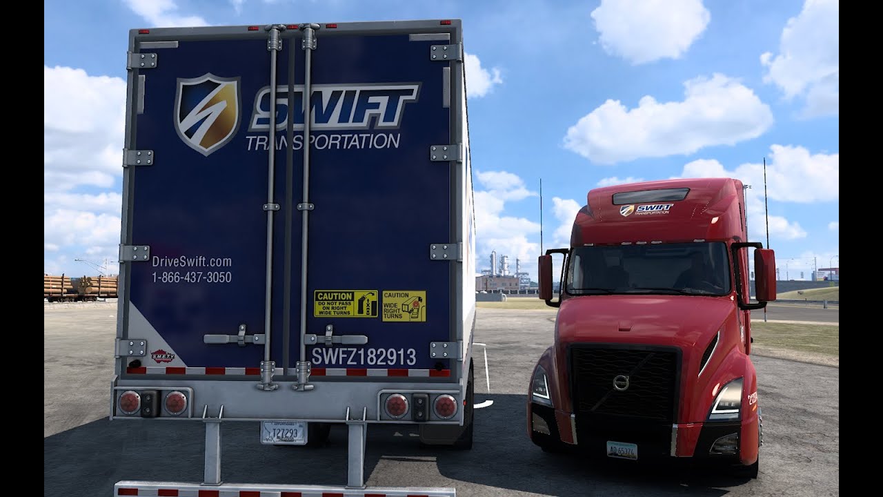 ATS EXPANSION- SWIFT DRIVER RP-LONG HAUL-AMERICAN TRUCK SIMULATOR-ATS