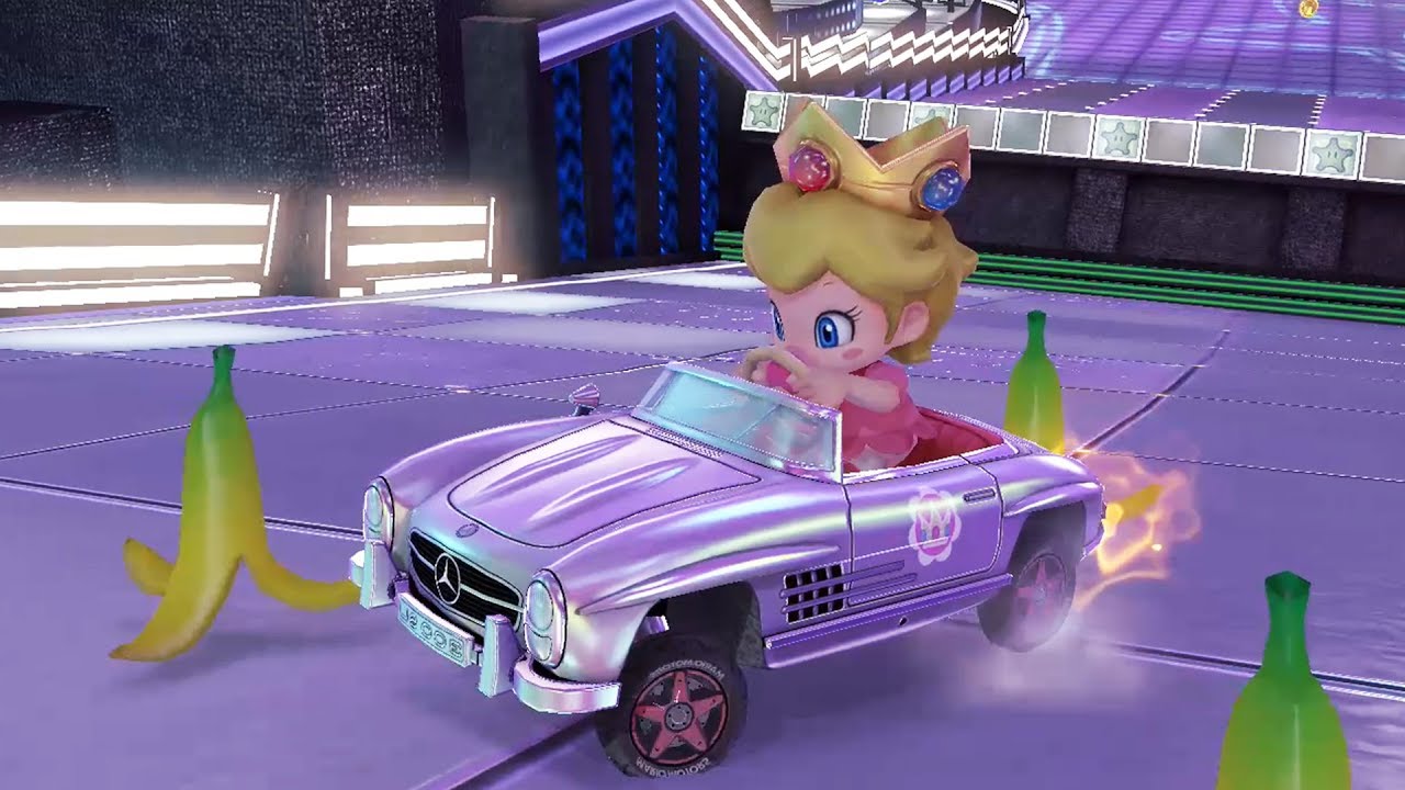 Mario Kart 8 Deluxe Mirror Star Cup - Baby Peach Gameplay (3 Star Rank)