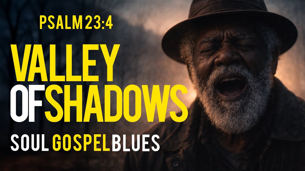 VALLEY OF SHADOWS (Psalm 23:4) |  Blues Gospel for Fear, Night & Real Courage, Motivation