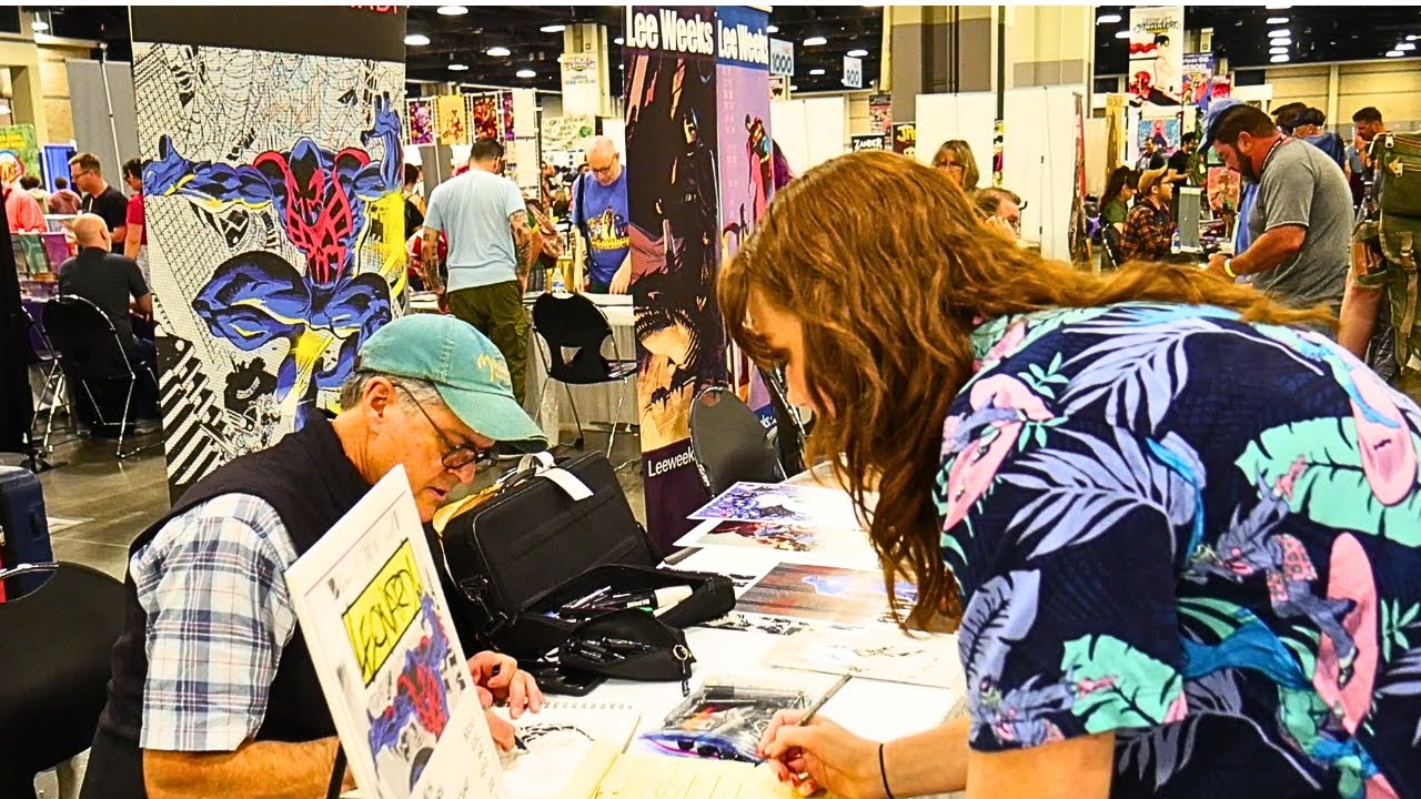 Buying Original Art from World Famous Comic Book Creators at Heroes Con!