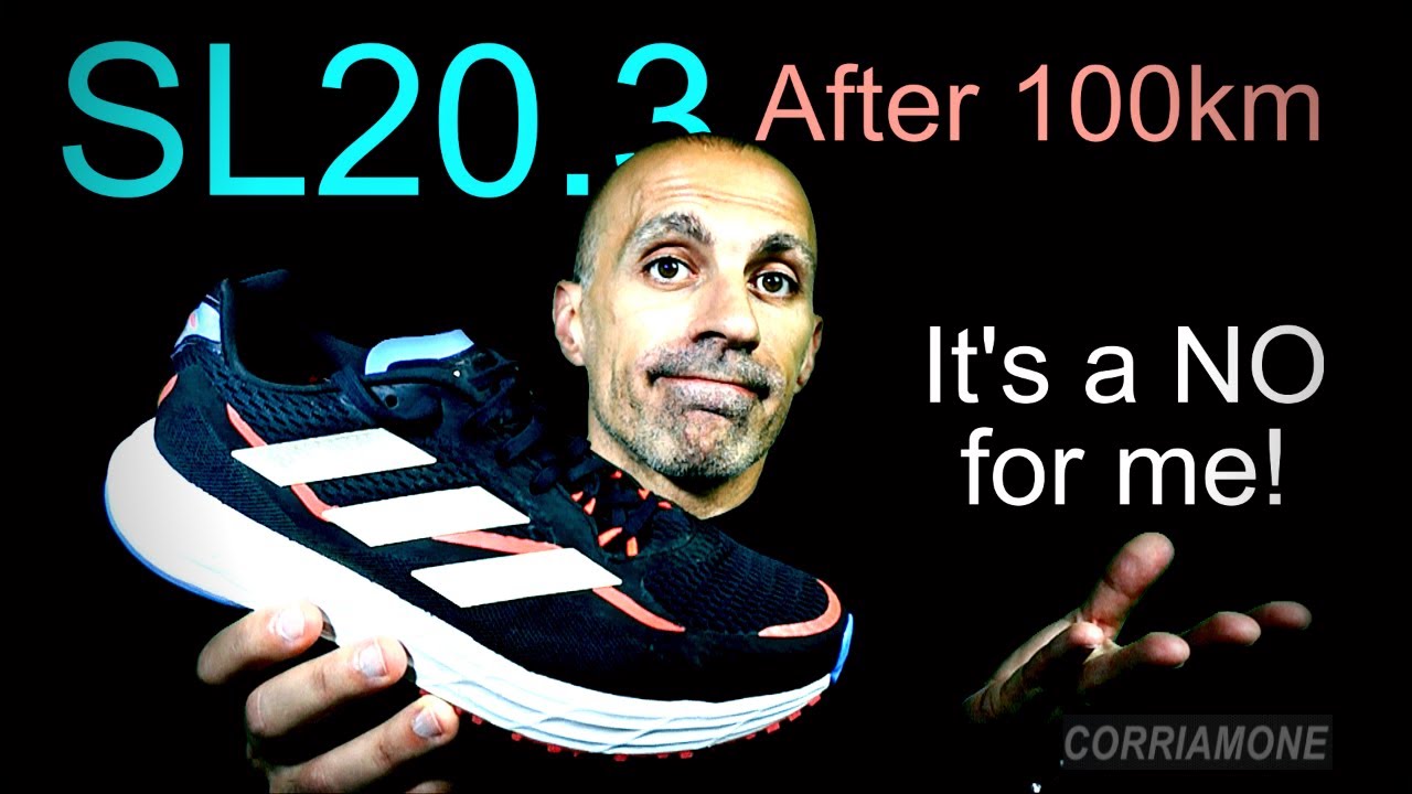 Adidas SL20.3 After 100km (vs. SL20, SL20.2)