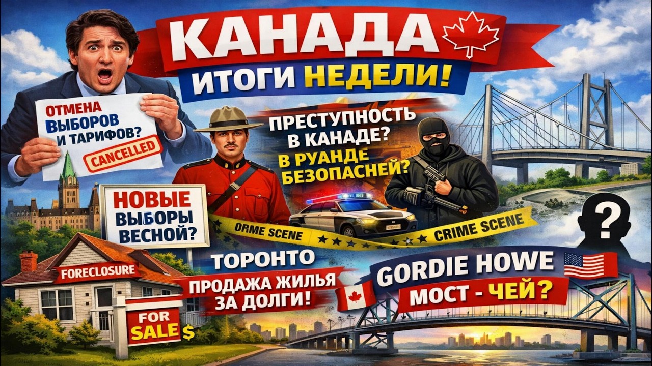 Канада. Итоги недели: выборы под вопросом, Торонто распродаётся, мост ищет хозяина!