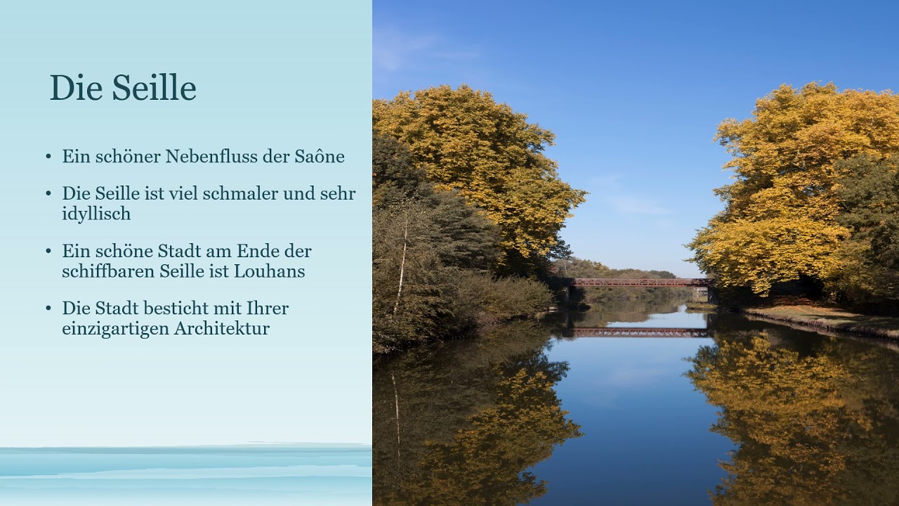 Burgund Franche Comté mit dem Hausboot, Videopräsentation Bootsreisen Ventelou