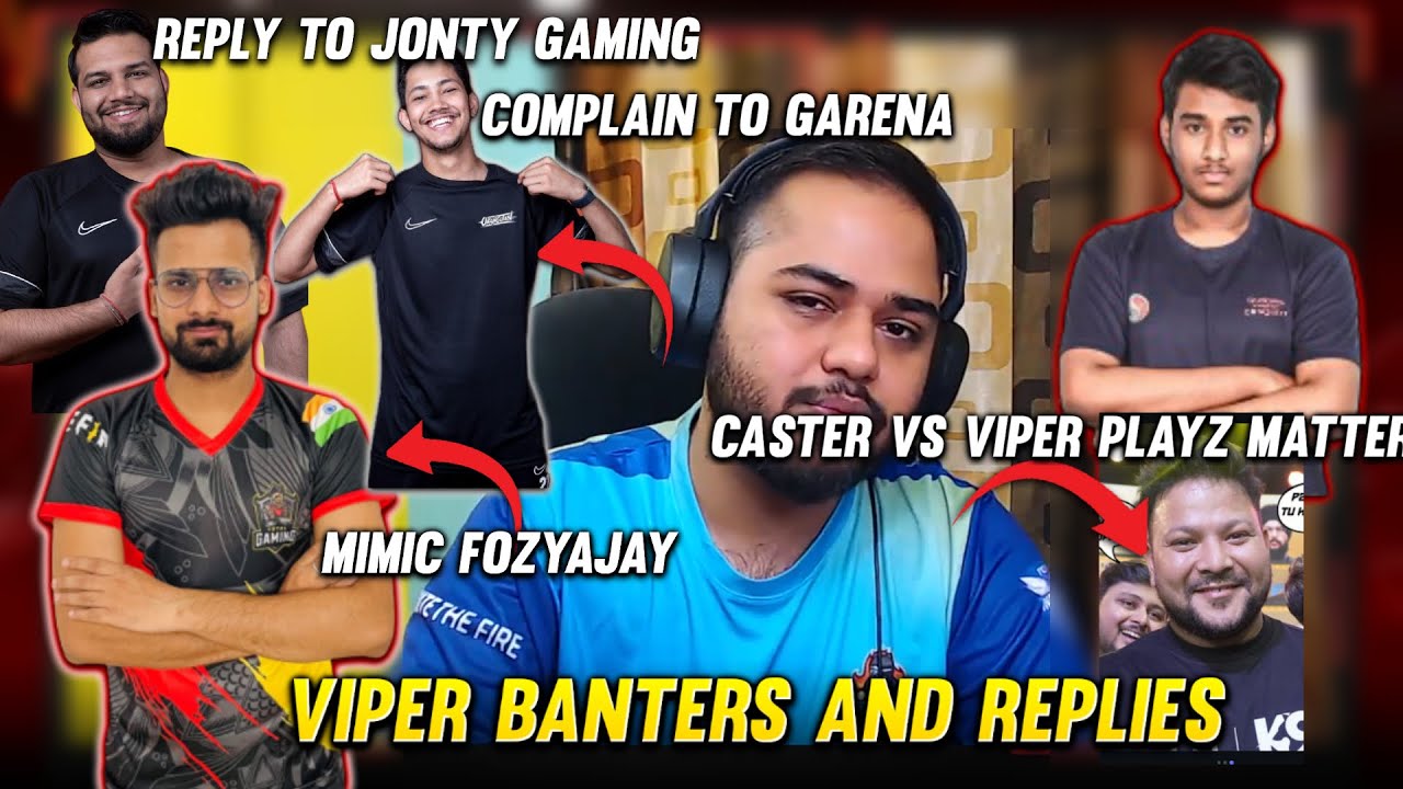 VIPER BANTER AND CONTROVERSY | INSANE ARENA VS VIPER | JONTY GAMING | COMPLAIN OF TE | FOZYAJAY