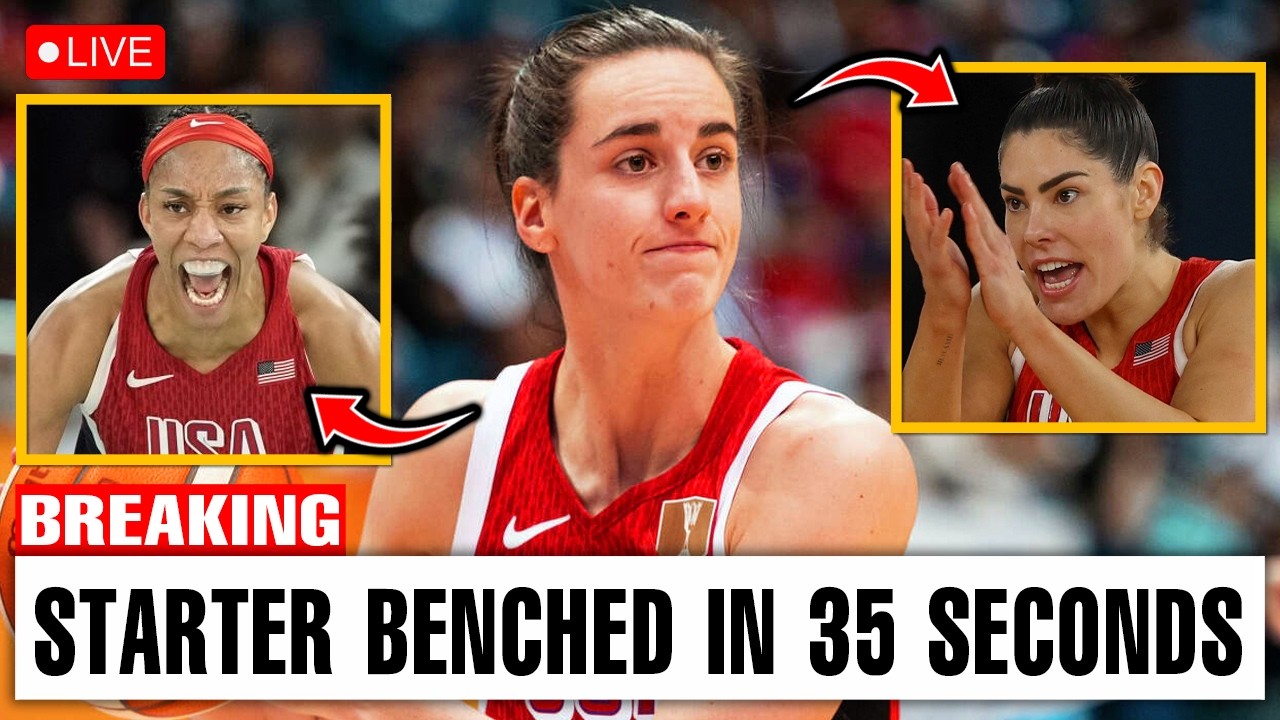 Caitlin Clark BREAKS 5 FIBA Records Off The Bench While Starter Gets Pulled In 35 Seconds