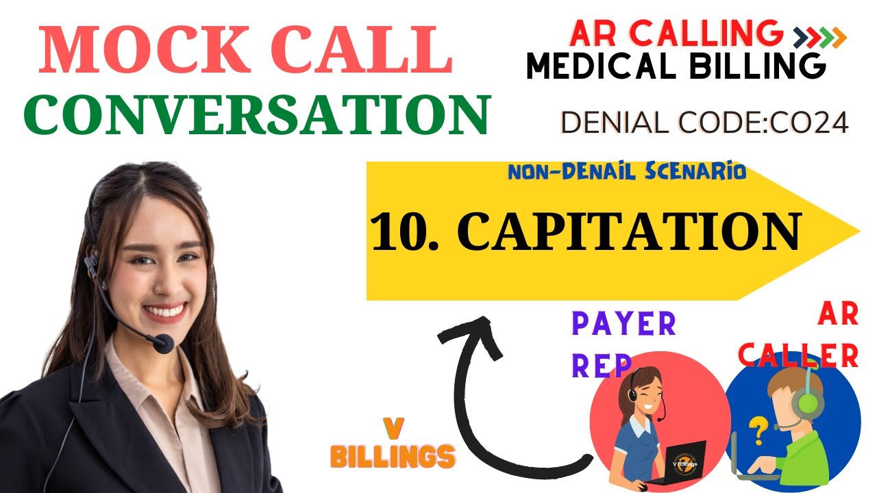 Capitation_MOCK CALL||CO24|| AR CALLER & UHC rep Conversation | MEDICAL BILLING ARCALLING|VBILLINGS
