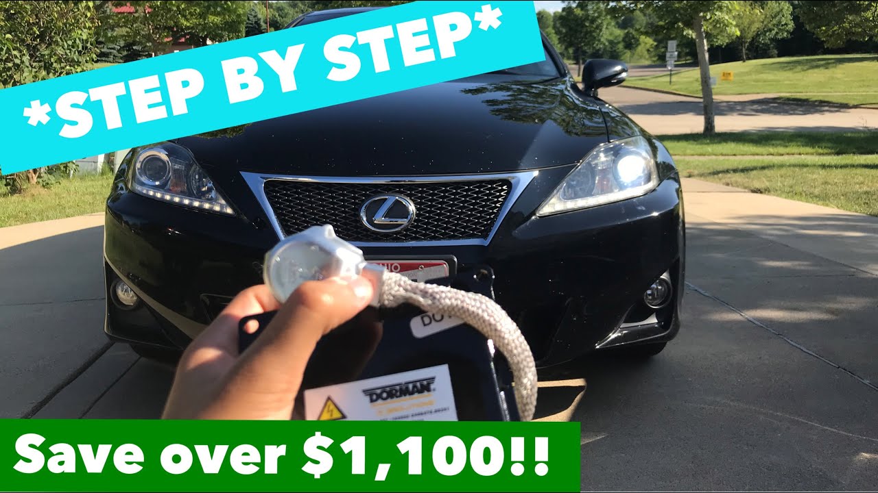 Как заменить блок розжига фар на Lexus IS250 /IS350 / ISF *ПОШАГОВОЕ РУКОВОДСТВО*