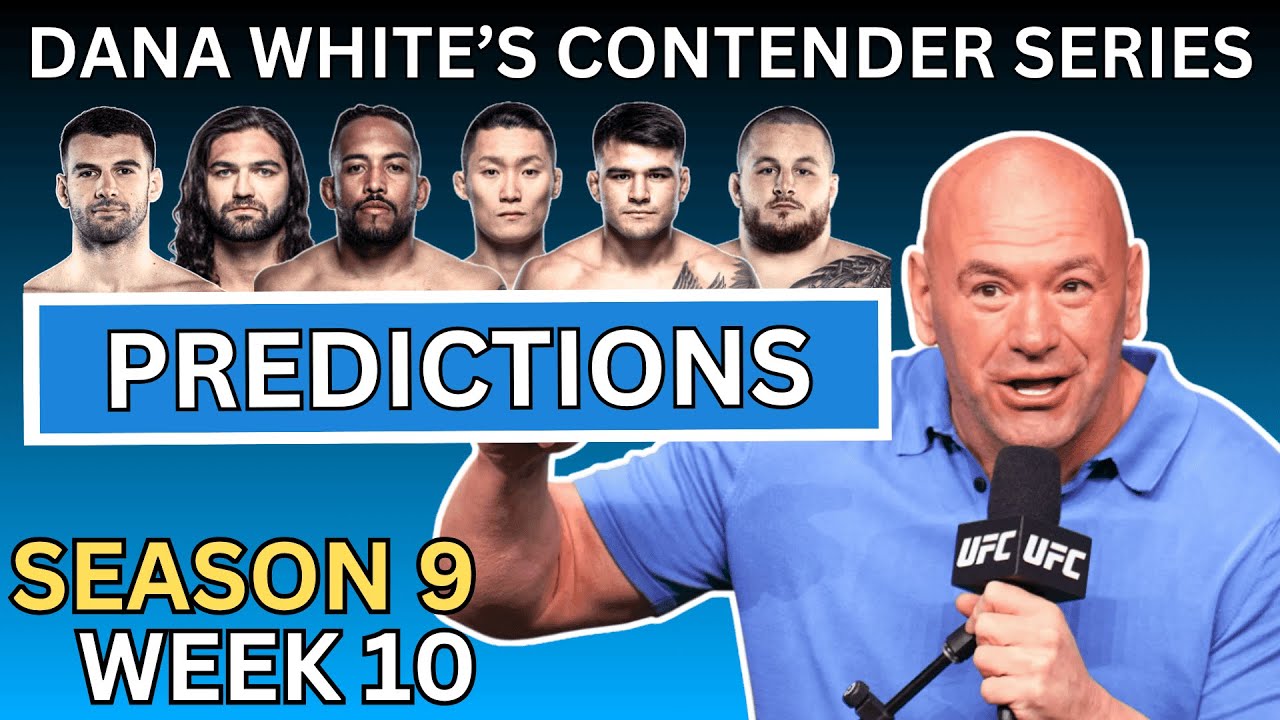 Contender Series Даны Уайта: 2025: Неделя 10 — Полные прогнозы и анализ карт