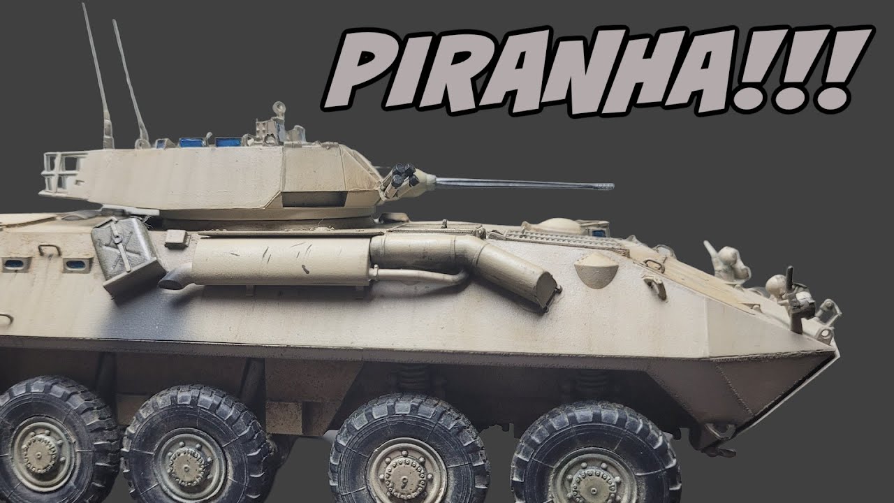 A Happy Ending for a Bad Model Kit : Trumpeter Models 1:35 USMC LAV-25 Piranha model Full Build