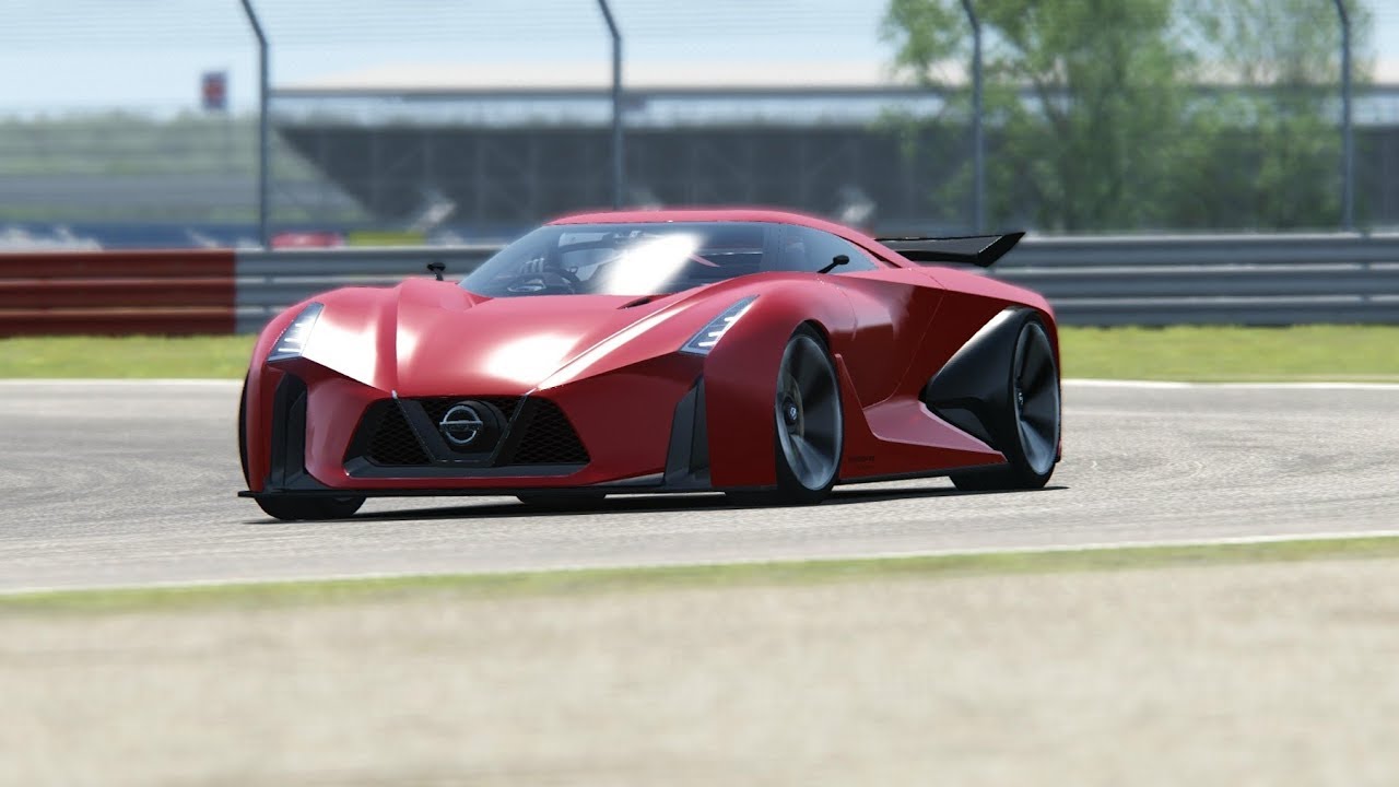 Nissan Concept 2020 Vision Gran Turismo Top Gear Testing at Silvestone