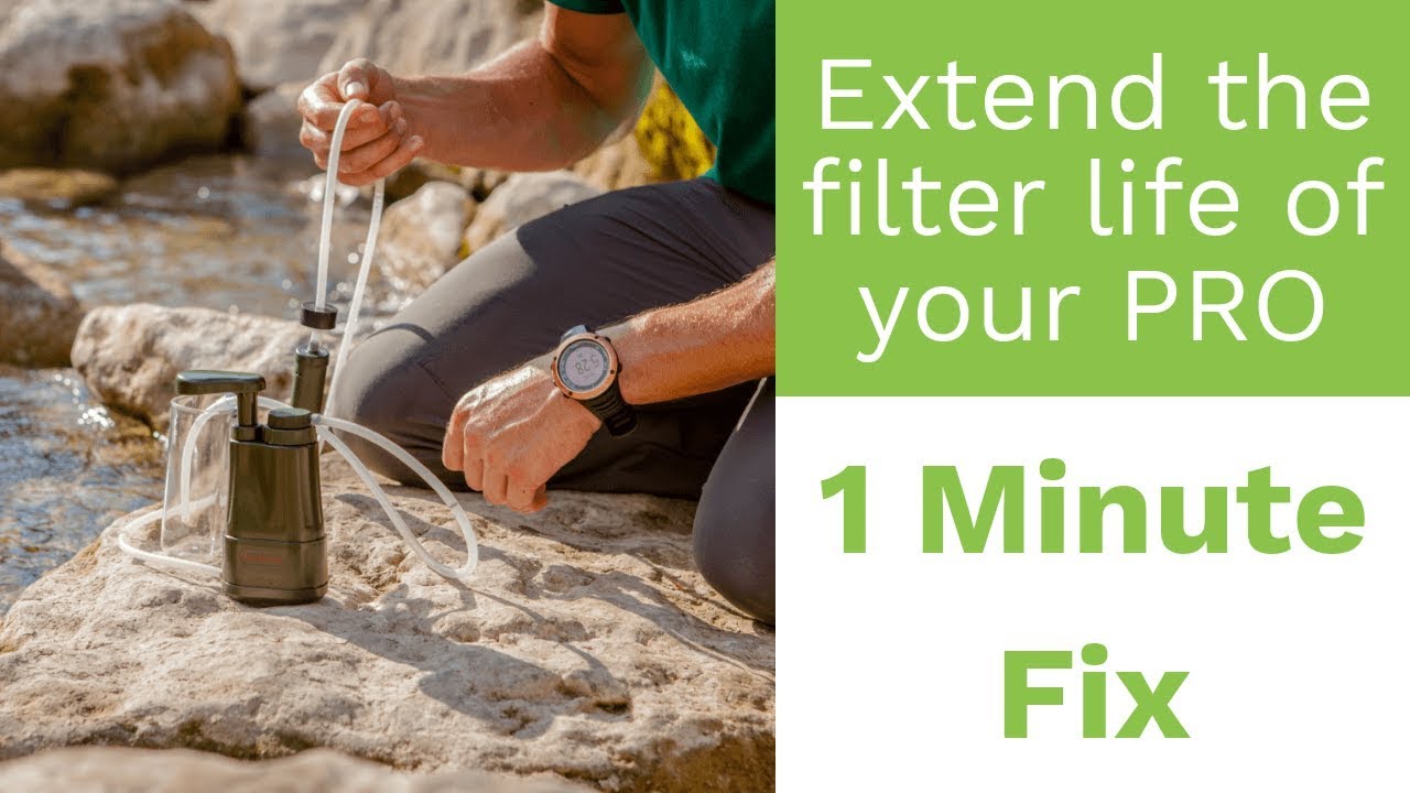 BEST way to extend the filter life of your Survivor Filter PRO