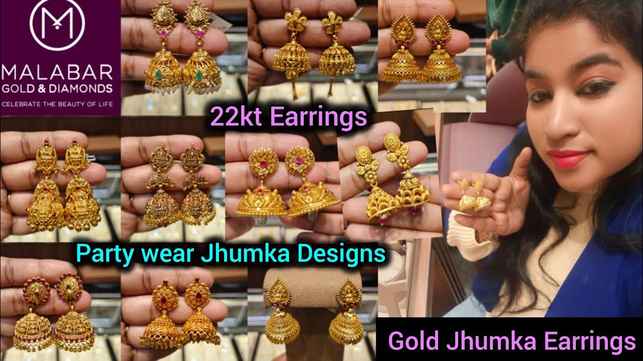 Malabar Gold Jhumka Earrings designs with price l Malabar latest gold jhumka designs with price 2026