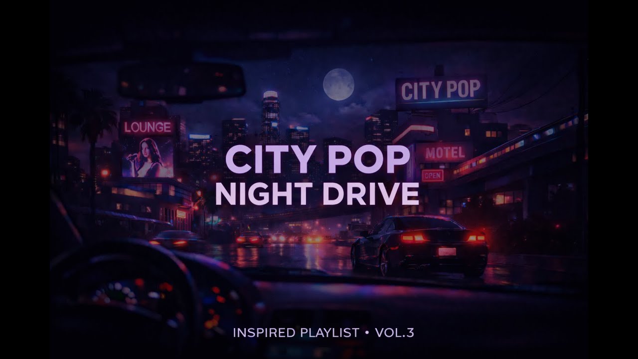 inspired playlist · Vol.3 (city pop, vocal, night drive)