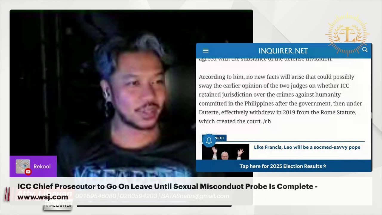 DUTERTE, PINAPA-DISQUALIFY ANG MGA JUDGES SA ICC BULOK!