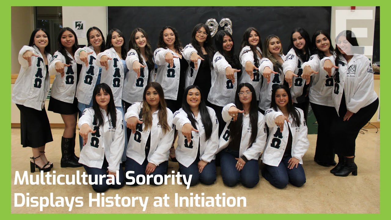 Multicultural Sorority Displays History at Initiation