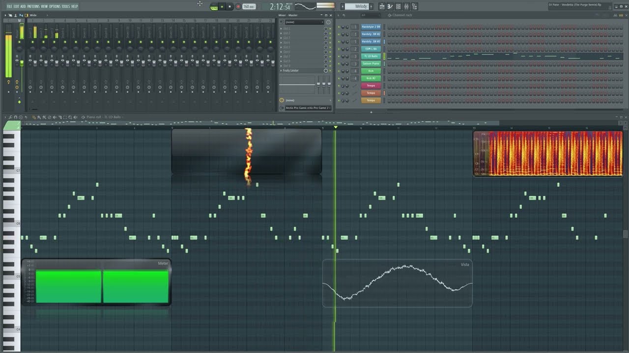 Tutorial / How To Play - Roland Cristal - Vendetta (The Purge Remix) (FL Studio)