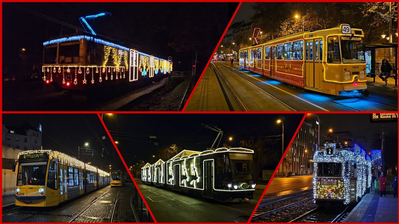 Adventi és fényvillamosok Miskolcon és Budapesten | Kellemes karácsonyt és BUÉK! 
