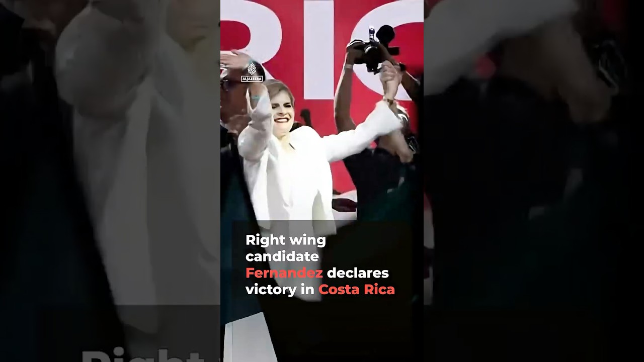 Right wing candidate Fernandez declares victory in Costa Rica