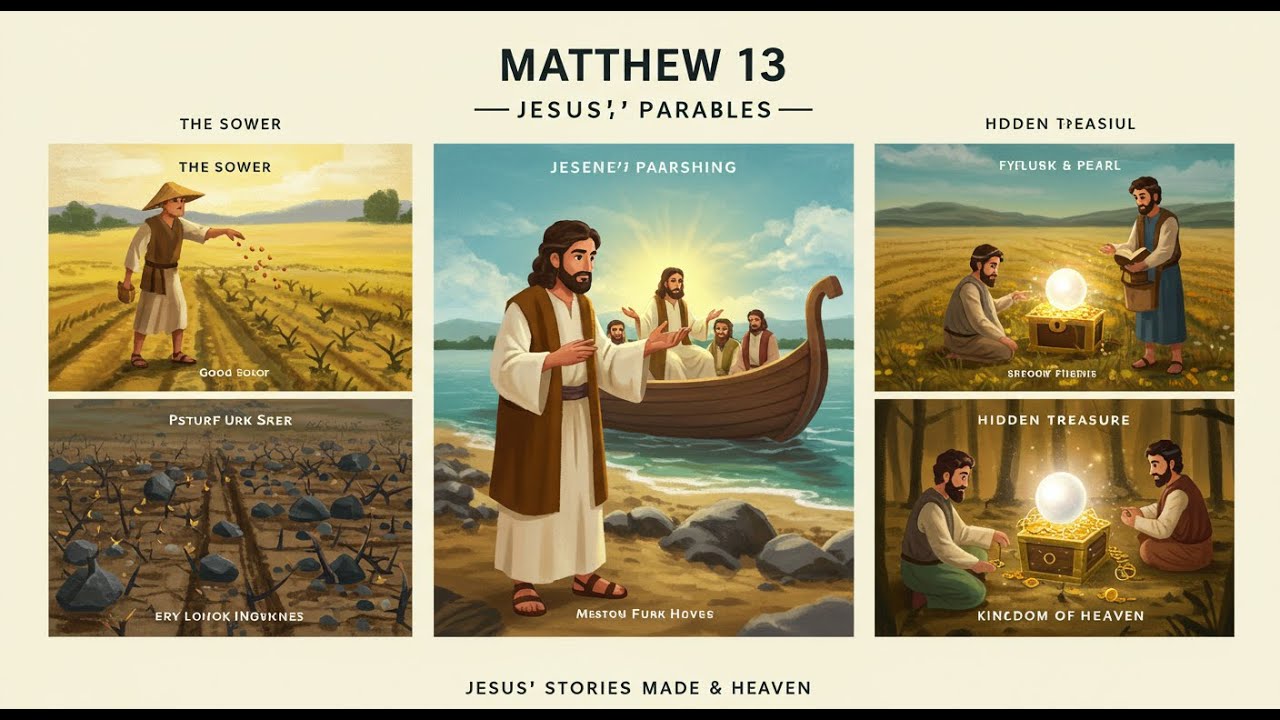 Matthew 13 Explained | Jesus’ Parables Made Simple (The Sower, Weeds, Treasure & More!)”