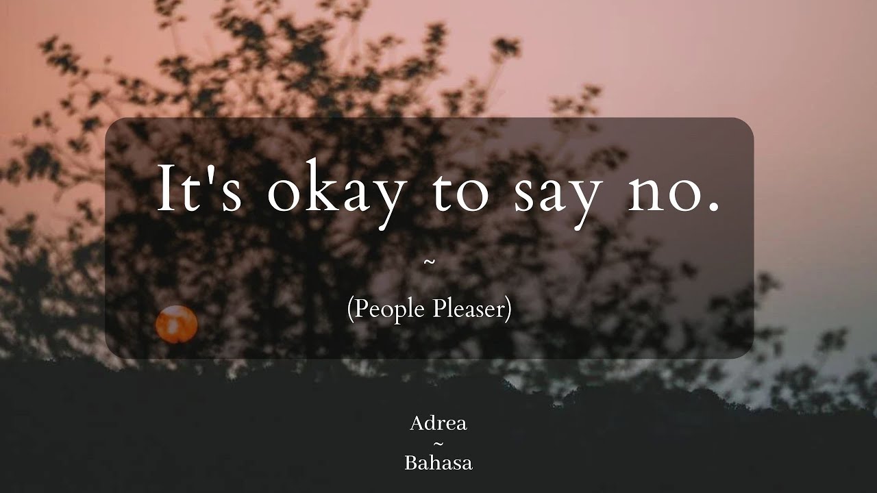It's okay to say no. [People Pleaser] [Asmr Girlfriend Roleplay Indonesia]