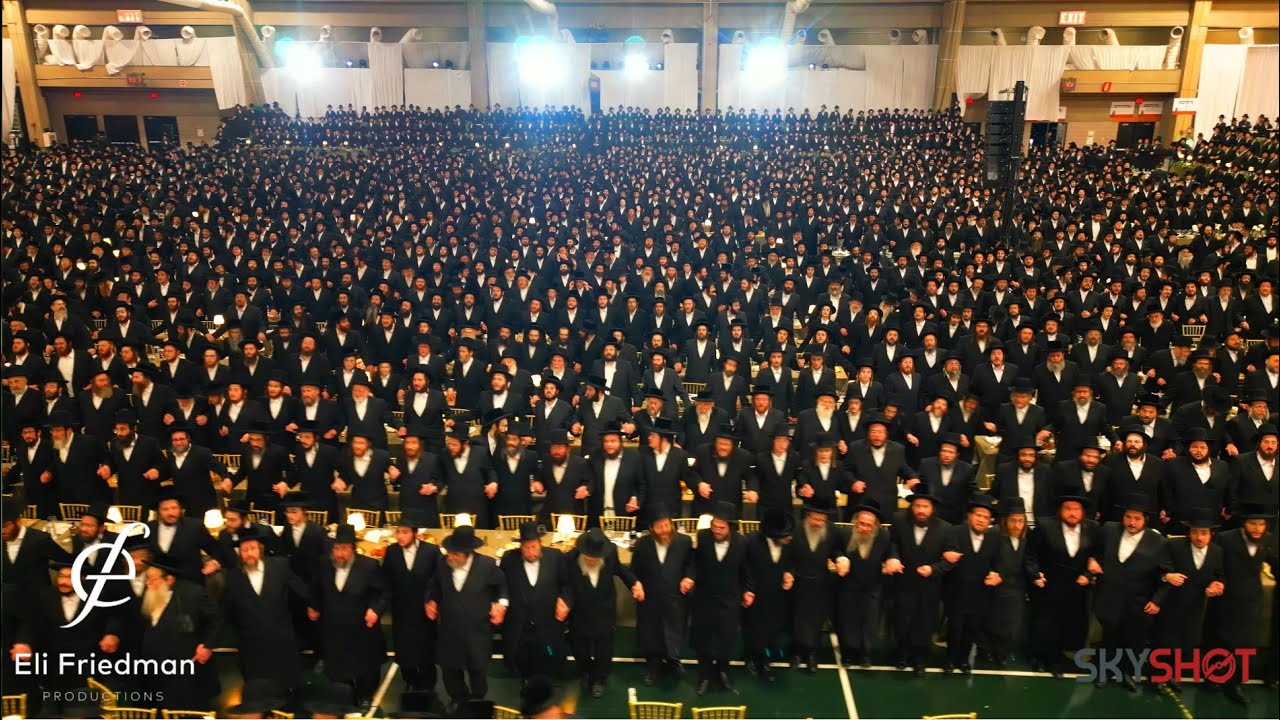 Thousands at Satmar Siyum Hashas at Rockland Community College | סיום הש''ס - תורתך שעשועי - סאטמאר