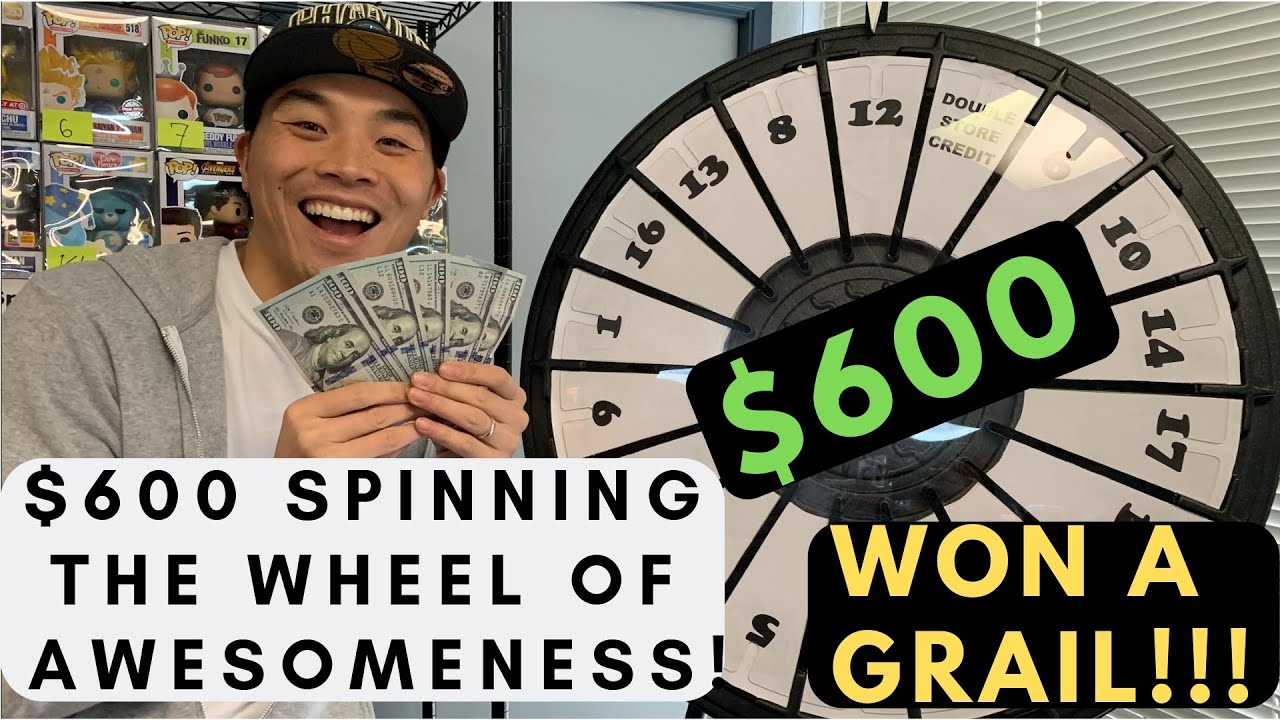 I Spent $600 spinning The WHEEL OF AWESOMENESS! @ Fugitive Toys
