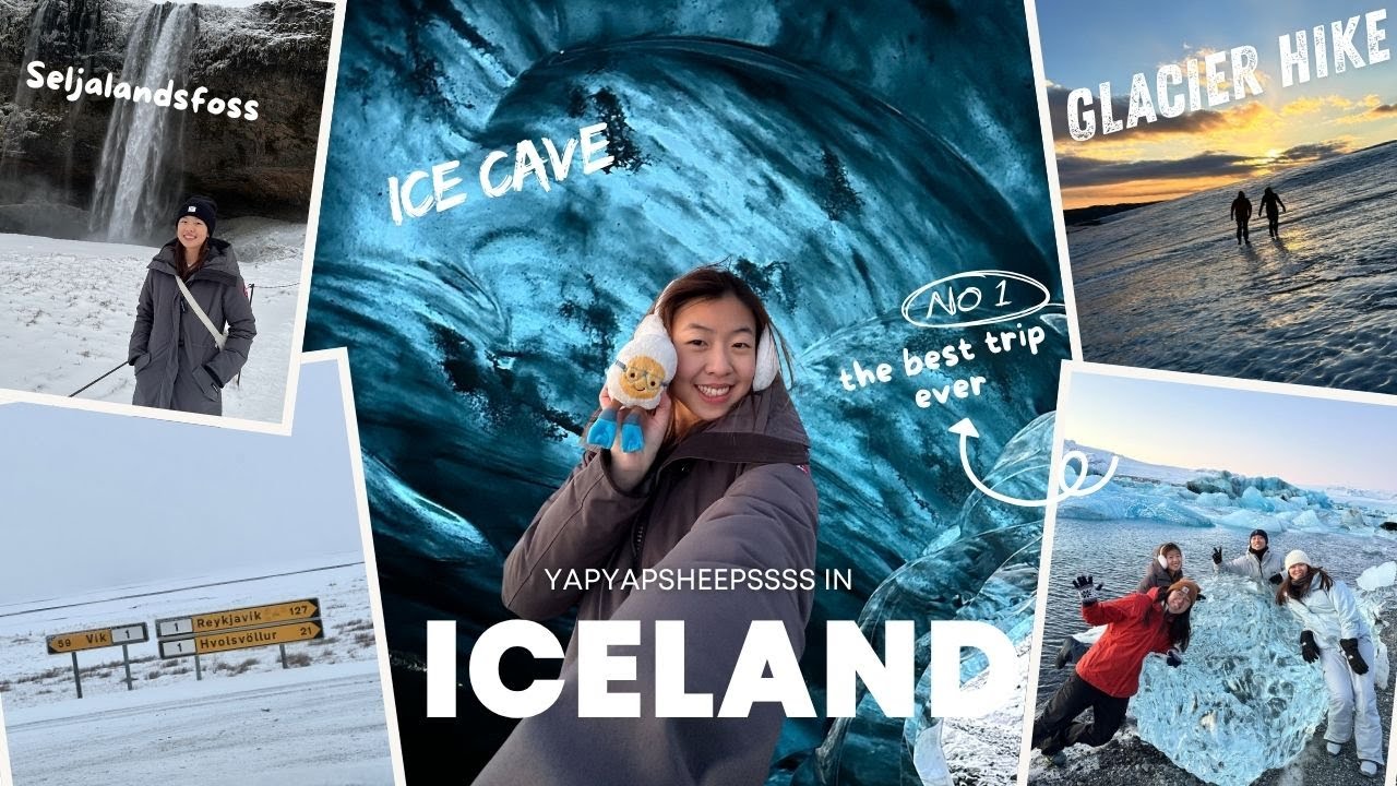 🇮🇸 冰島旅行日記#1｜美到想哭🥹 藍冰洞🩵冰川健行🧊瀑布＆冰島傳統羊肉湯＋肉桂捲 feat.羊瘋瘋
