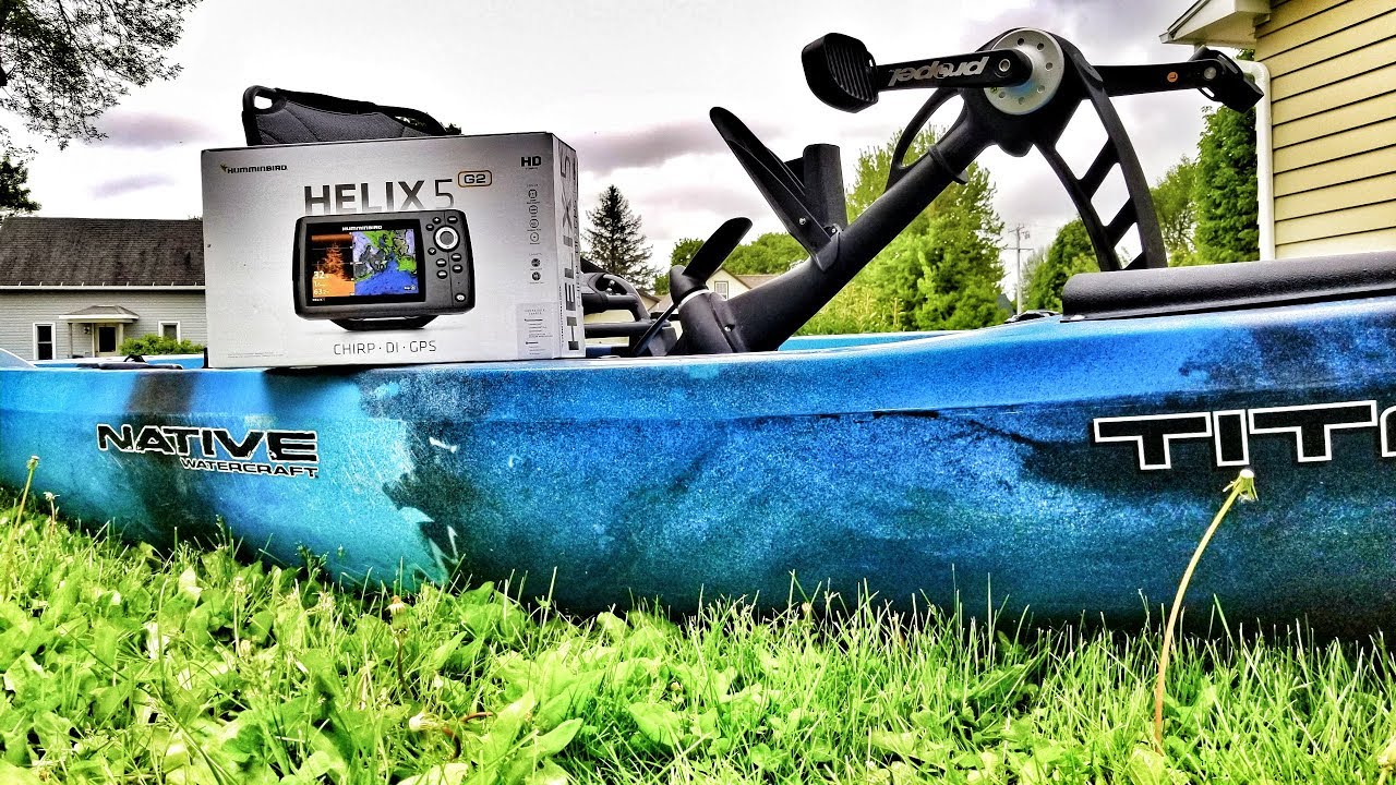HELIX 5 on my Kayak! | How I Mounted my Fish Finder